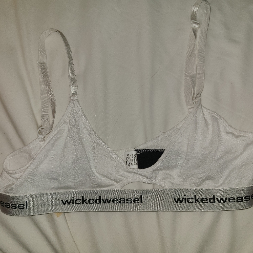Wicked Weasel women's bamboo elastane sports bralette